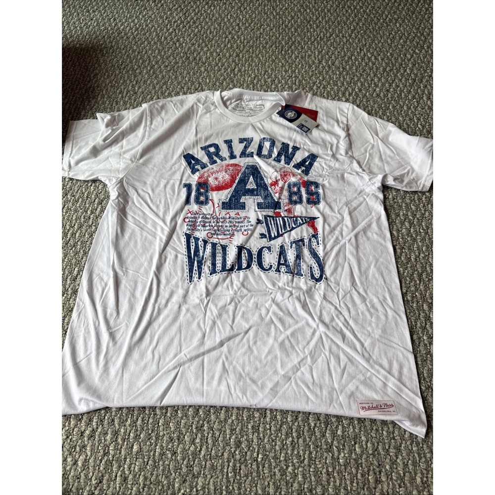 Arizona Wildcats Football Mitchell & Ness - Shirt -‎ Men's 2XL **NWT**